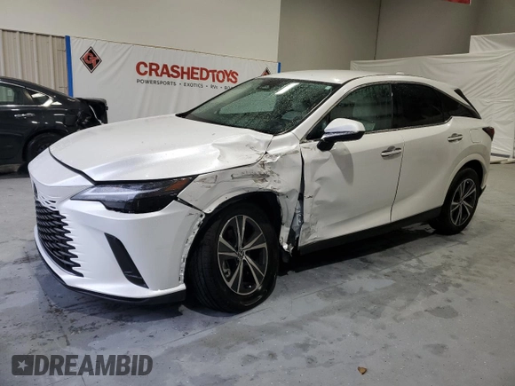 2024 Lexus RX 350 z VIN 2T2BAMBA8RC044278, wystawiony jako Copart lot #52882485 z przebiegiem 6 405 mil mil oraz Szkoda całkowita • Salvage title. Historia ofert i sprzedaży dostępna na DreamBid. Obrazek 1.