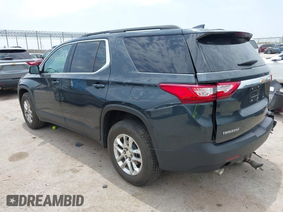 2020 Chevrolet Traverse LT Cloth with VIN 1GNERGKW7LJ173784, listed as a IAAI auction lot 42319473 with 72,504 mi miles and . Bid and sale history available at DreamBid. Image 3.