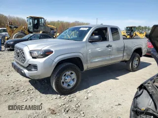 2020 Toyota Tacoma SR z VIN 3TYSX5EN2LT002859, wystawiony jako Copart lot #53657675 z przebiegiem 63 500 mil mil oraz Czysty tytuł • Clean title. Historia ofert i sprzedaży dostępna na DreamBid. Obrazek 1.
