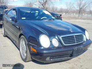 2002 Mercedes-Benz CLK-Class AMG with VIN WDBLJ74GX2T106286, listed as a IAAI auction lot 41737170 with 136,170 mi miles. Bid and sale history available at carsss.com. Image 1.