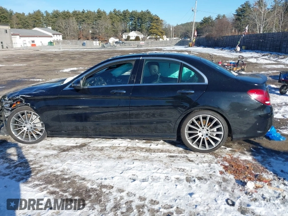 2016 Mercedes-Benz C 300 Luxury with VIN WDDWF4KB1GR142724, listed as a IAAI auction lot 41197366 with 75,309 mi miles and . Bid and sale history available at carsss.com. Image 14.
