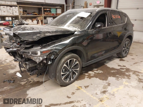 2023 Mazda CX-5 2.5 S Premium Package with VIN JM3KFBDM4P0229766, listed as a IAAI auction lot 41635720 with 38,664 mi miles. Bid and sale history available at carsss.com. Image 2.