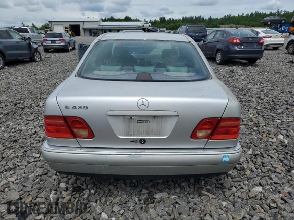 1997 Mercedes-Benz E-Class with VIN WDBJF72F7VA245827, listed as a Copart auction lot 56963154 with 63,162 mi miles and Clean Title. Bid and sale history available at carsss.com. Image 6.