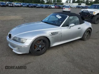 2000 BMW Z3 M Roadster z VIN WBSCK9348YLC94103, wystawiony jako Copart lot #58534605 z przebiegiem 141 822 mil mil oraz Czysty tytuł • Clean title. Historia ofert i sprzedaży dostępna na DreamBid. Obrazek 1.