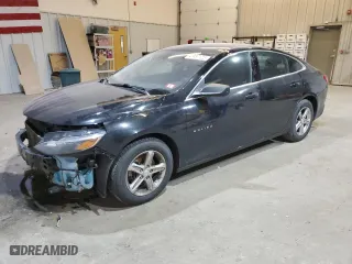 2020 Chevrolet Malibu LS with VIN 1G1ZC5ST2LF083590, listed as a Copart auction lot 41487125 with 295,130 mi miles and Salvage Title. Bid and sale history available at carsss.com. Image 1.
