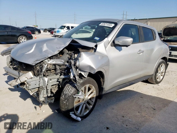 2016 Nissan Juke SL with VIN JN8AF5MV7GT655971, listed as a Copart auction lot 52631655 with Not Provided miles and Salvage Title. Bid and sale history available at carsss.com. Image 1.