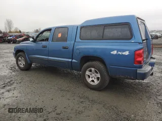 2005 Dodge Dakota Laramie with VIN 1D7HW58N35S225612, listed as a Copart auction lot 83990174 with Not Provided miles and Salvage Title. Bid and sale history available at DreamBid. Image 2.