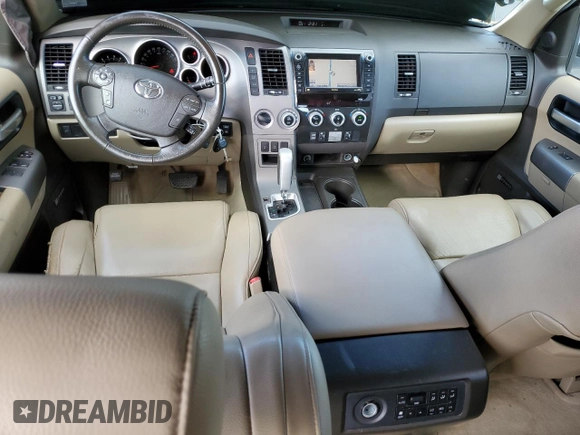 2010 Toyota Sequoia Ltd with VIN 5TDJY5G18AS027339, listed as a Copart auction lot 82005574 with 282,465 mi miles and Salvage Title. Bid and sale history available at carsss.com. Image 8.