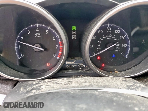 2013 Mazda 3 i SV with VIN JM1BL1TF6D1791561, listed as a Copart auction lot 54434095 with 115,604 mi miles and Salvage Title. Bid and sale history available at DreamBid. Image 9.