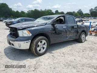 2017 Ram 1500 Big Horn with VIN 1C6RR7LM7HS882828, listed as a Copart auction lot 59324245 with 109,284 mi miles and Salvage title. Bid and sale history available at DreamBid. Image 1.
