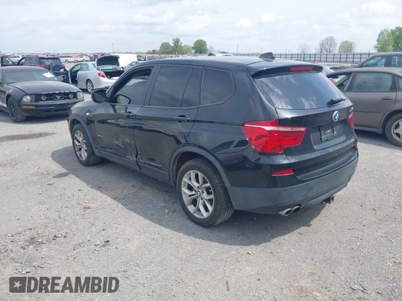 2013 BMW X3 xDrive35i with VIN 5UXWX7C54DL977781, listed as a IAAI auction lot 41912697 with 116,736 mi miles and . Bid and sale history available at DreamBid. Image 3.