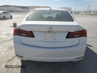 2015 Acura TLX V6 with VIN 19UUB2F38FA010465, listed as a Copart auction lot 49511815 with 153,232 mi miles and Salvage Title. Bid and sale history available at carsss.com. Image 6.