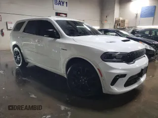 2021 Dodge Durango R/T with VIN 1C4SDJCT4MC825522, listed as a Copart auction lot 44381405 with 44,024 mi miles and Salvage title. Bid and sale history available at DreamBid. Image 4.