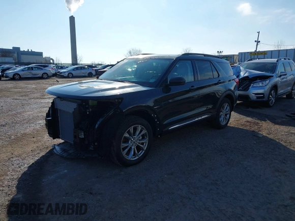 2023 Ford Explorer XLT with VIN 1FMSK8DH6PGC33797, listed as a IAAI auction lot 41111945 with 5,182 mi miles. Bid and sale history available at carsss.com. Image 19.