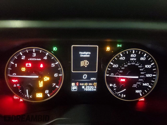 2023 Subaru Outback Wilderness with VIN 4S4BTGUD0P3197780, listed as a Copart auction lot 45864705 with 78,583 mi miles and Salvage title. Bid and sale history available at DreamBid. Image 9.