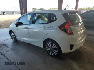 2017 Honda Fit EX-L with VIN JHMGK5H88HS019989, listed as a Copart auction lot 45152345 with 96,770 mi miles and Salvage Title. Bid and sale history available at DreamBid. Image 2.
