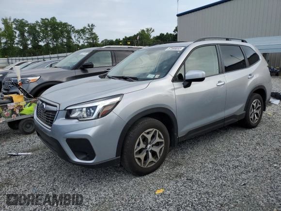 2019 Subaru Forester Premium with VIN JF2SKAGC2KH425850, listed as a Copart auction lot 57598855 with 24,086 mi miles and Salvage title. Bid and sale history available at DreamBid. Image 1.