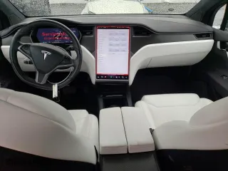 2018 Tesla Model X 75D with VIN 5YJXCBE20JF119875, listed as a Copart auction lot 50772175 with 48,805 mi miles and Salvage Title. Bid and sale history available at carsss.com. Image 8.