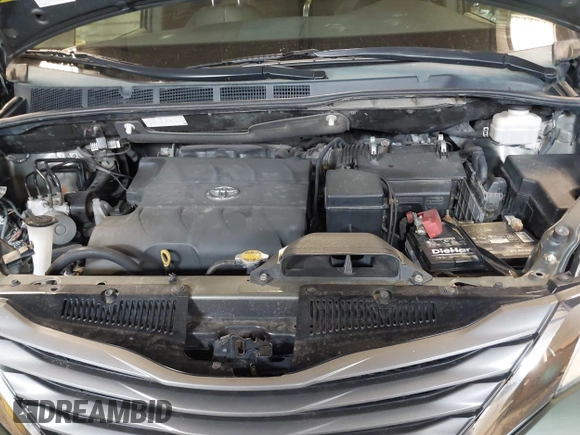 2013 Toyota Sienna XLE with VIN 5TDDK3DC9DS061903, listed as a IAAI auction lot 42067873 with 166,341 mi miles and . Bid and sale history available at DreamBid. Image 10.