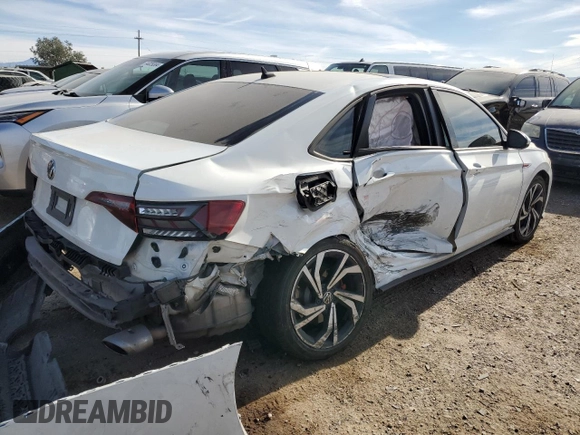 2022 Volkswagen Jetta GLI Autobahn z VIN 3VW2T7BU0NM011171, wystawiony jako Copart lot #84666734 z przebiegiem 63 004 mil mil oraz Szkoda całkowita • Salvage title. Historia ofert i sprzedaży dostępna na DreamBid. Obrazek 3.