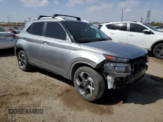 2024 Hyundai Venue SEL with VIN KMHRC8A38RU323364, listed as a Copart auction lot 51352145 with 22,512 mi miles and Salvage Title. Bid and sale history available at DreamBid. Image 4.
