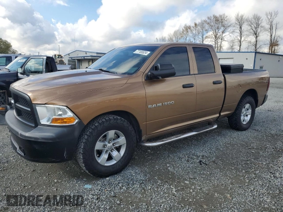 2012 Ram 1500 ST with VIN 1C6RD6FK8CS309156, listed as a Copart auction lot 77155524 with 162,373 mi miles and Salvage title. Bid and sale history available at DreamBid. Image 1.