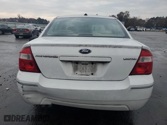 2007 Ford Five Hundred Limited with VIN 1FAFP25137G108056, listed as a Copart auction lot 82282514 with 0 mi miles and Salvage Title. Bid and sale history available at carsss.com. Image 6.