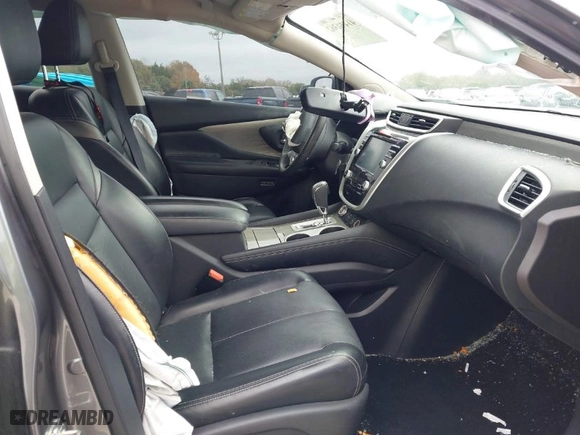 2017 Nissan Murano SL with VIN 5N1AZ2MG4HN143623, listed as a IAAI auction lot 41410362 with 120,035 mi miles. Bid and sale history available at carsss.com. Image 5.