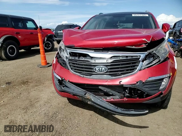 2011 Kia Sportage EX with VIN KNDPCCA23B7155109, listed as a Copart auction lot 55727165 with 137,005 mi miles and Salvage title. Bid and sale history available at DreamBid. Image 14.