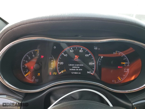 2017 Jeep Grand Cherokee Overland with VIN 1C4RJECG3HC868255, listed as a Copart auction lot 83041054 with 121,604 mi miles and Salvage Title. Bid and sale history available at carsss.com. Image 9.