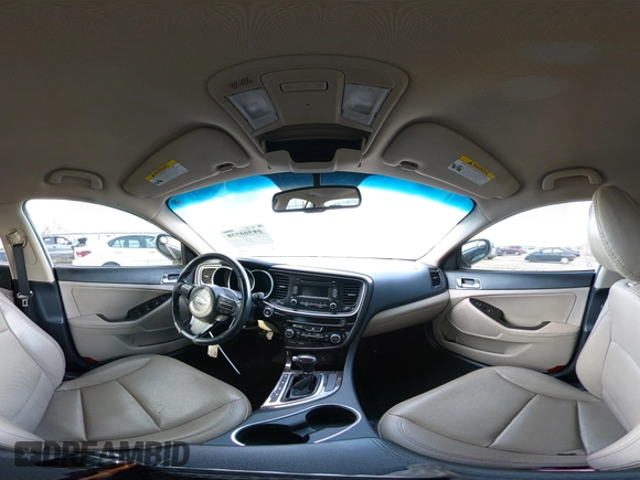 2015 Kia Optima EX with VIN 5XXGN4A77FG437245, listed as a IAAI auction lot 41560539 with 196,480 mi miles and . Bid and sale history available at DreamBid. Image 19.