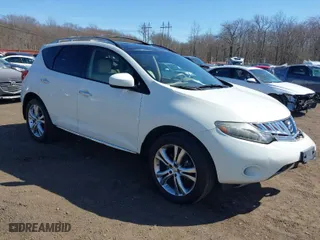 2009 Nissan Murano SL with VIN JN8AZ18W19W113804, listed as a IAAI auction lot 41802043 with 107,803 mi miles. Bid and sale history available at carsss.com. Image 1.