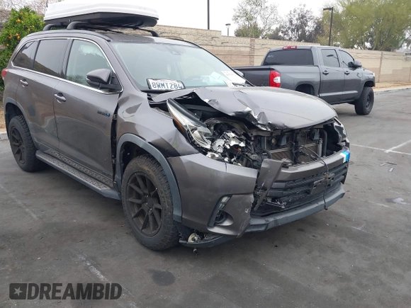2018 Toyota Highlander Hybrid XLE с VIN 5TDJGRFH4JS044843, выставлен на аукционе IAAI как лот 41979512 с пробегом 84 844 миль миль и . История ставок и продаж доступна на DreamBid. Изображение 6.