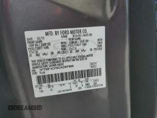 2012 Ford F-150 XL with VIN 1FTMF1CF9CKD87999, listed as a Copart auction lot 56115155 with 217,409 mi miles and Salvage title. Bid and sale history available at DreamBid. Image 12.