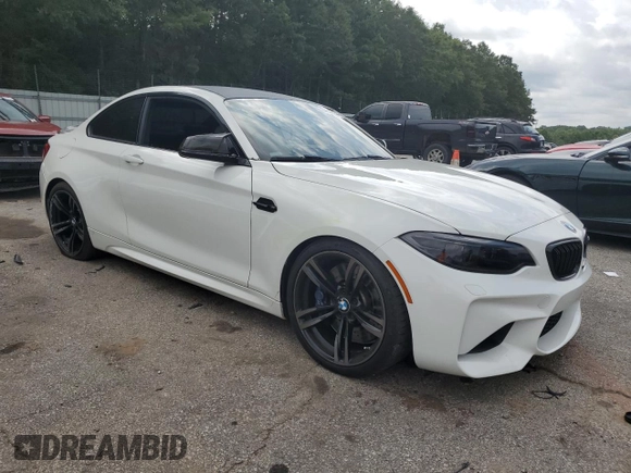 2017 BMW M2 with VIN WBS1H9C30HV888182, listed as a Copart auction lot 67636234 with 0 mi miles and Salvage Title. Bid and sale history available at carsss.com. Image 4.