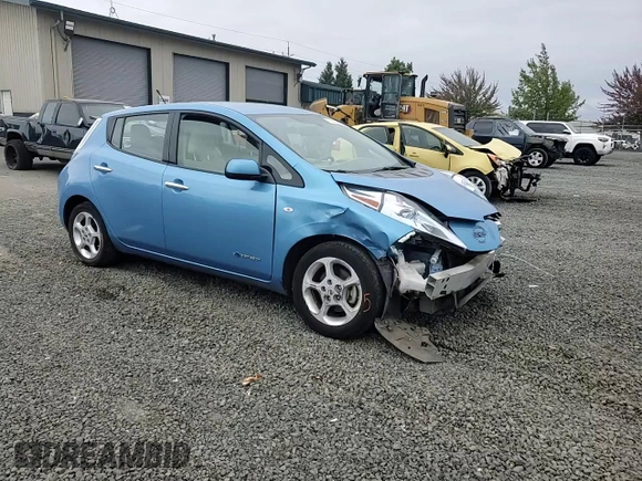 2011 Nissan LEAF SL with VIN JN1AZ0CP8BT002070, listed as a Copart auction lot 71450564 with 55,295 mi miles and Salvage Title. Bid and sale history available at carsss.com. Image 11.