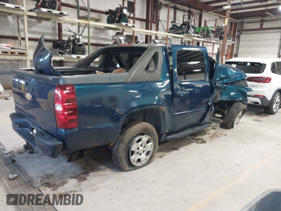 2007 Chevrolet Avalanche LTZ with VIN 3GNFK12357G128703, listed as a IAAI auction lot 41211475 with Not Provided miles and . Bid and sale history available at DreamBid. Image 4.