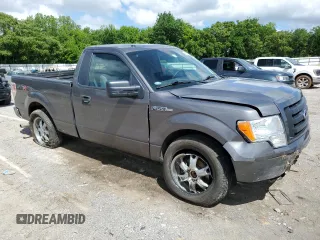 2012 Ford F-150 XL with VIN 1FTMF1CF9CKD87999, listed as a Copart auction lot 56115155 with 217,409 mi miles and Salvage title. Bid and sale history available at DreamBid. Image 4.