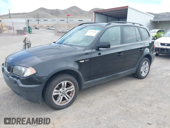 2004 BMW X3 3.0i z VIN WBXPA93474WC30139, wystawiony jako IAAI lot #42032238 z przebiegiem 137 995 mil mil oraz . Historia ofert i sprzedaży dostępna na DreamBid. Obrazek 2.