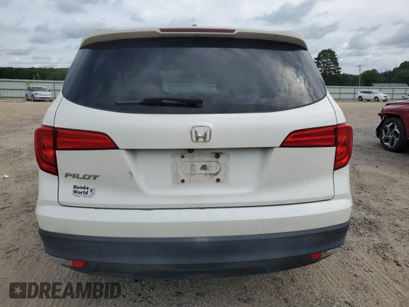 2016 Honda Pilot EX with VIN 5FNYF5H32GB055753, listed as a Copart auction lot 41449945 with 163,264 mi miles and Salvage Title. Bid and sale history available at carsss.com. Image 6.
