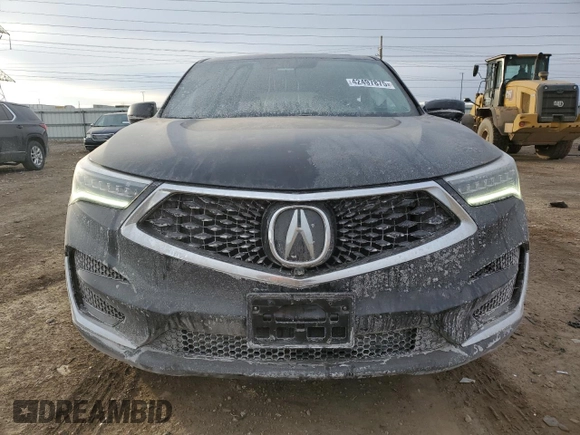 2021 Acura RDX w/Advance Package with VIN 5J8TC2H74ML009307, listed as a Copart auction lot 42497875 with 44,399 mi miles and Salvage Title. Bid and sale history available at carsss.com. Image 5.