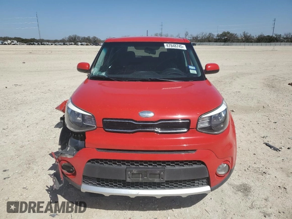 2018 Kia Soul + with VIN KNDJP3A59J7538815, listed as a Copart auction lot 47848745 with 0 mi miles and Salvage Title. Bid and sale history available at carsss.com. Image 5.