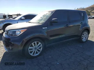 2017 Kia Soul + with VIN KNDJP3A59H7437655, listed as a Copart auction lot 87976295 with 151,268 mi miles and Clean Title. Bid and sale history available at carsss.com. Image 1.