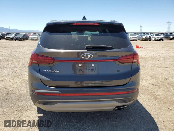 2021 Hyundai Santa Fe SE with VIN 5NMS14AJ2MH366584, listed as a Copart auction lot 57144915 with 62,613 mi miles and Salvage title. Bid and sale history available at DreamBid. Image 6.