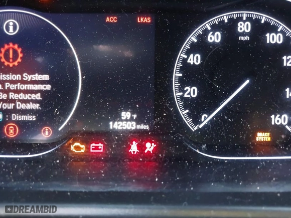 2019 Honda Accord Sedan Sport 1.5T with VIN 1HGCV1F39KA016606, listed as a IAAI auction lot 41809150 with 142,503 mi miles. Bid and sale history available at carsss.com. Image 16.
