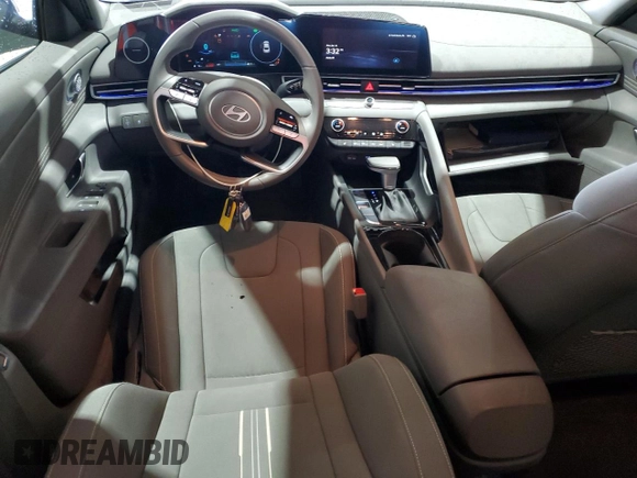 2024 Hyundai Elantra SEL with VIN KMHLS4DG1RU780582, listed as a Copart auction lot 53147805 with 4,282 mi miles and Salvage Title. Bid and sale history available at DreamBid. Image 8.