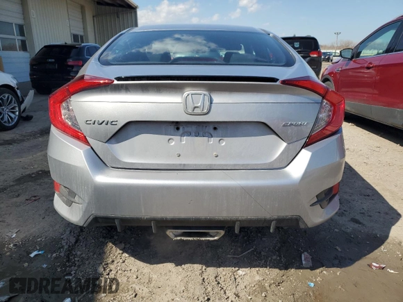 2020 Honda Civic Sedan Sport with VIN 2HGFC2F81LH517786, listed as a Copart auction lot 50638995 with 83,761 mi miles and Salvage Title. Bid and sale history available at carsss.com. Image 6.