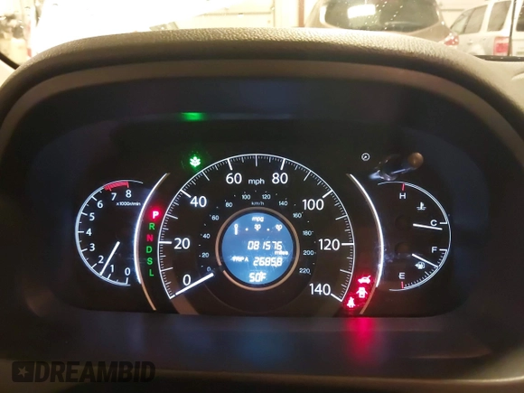 2015 Honda CR-V EX-L with VIN 5J6RM4H75FL030360, listed as a IAAI auction lot 41833439 with 81,576 mi miles. Bid and sale history available at carsss.com. Image 7.