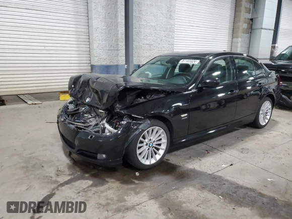 2011 BMW 3 Series 328i xDrive with VIN WBAPK7G52BNN77554, listed as a Copart auction lot 87103324 with 194,347 mi miles and Salvage Title. Bid and sale history available at carsss.com. Image 1.