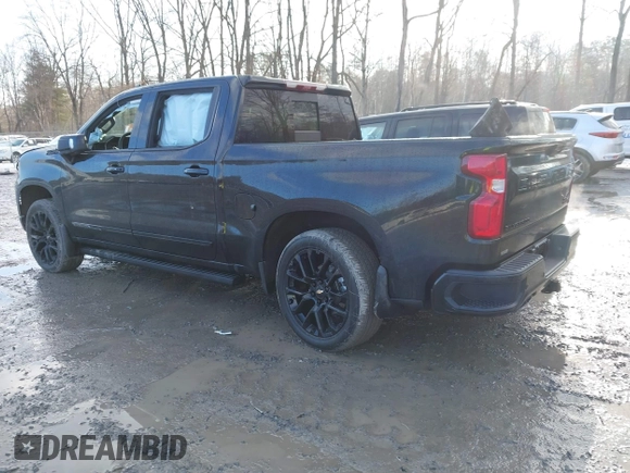 2025 Chevrolet Silverado 1500 with VIN 1GCUKJED2SZ162191, listed as a IAAI auction lot 41652833 with 2,837 mi miles and . Bid and sale history available at DreamBid. Image 3.